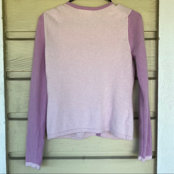 Beautiful pink/purple color block sweater - Picture 4 of 4